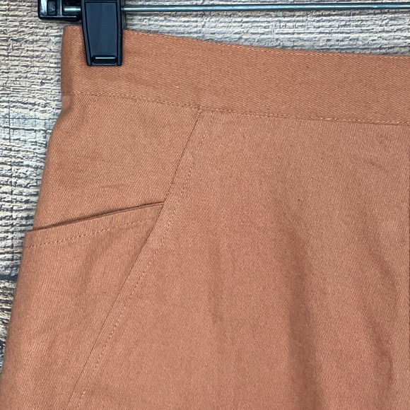 Samantha Pleet X Urban Outfitters High Waist Petal Short Rust Orange Size 4 - Picture 2 of 9
